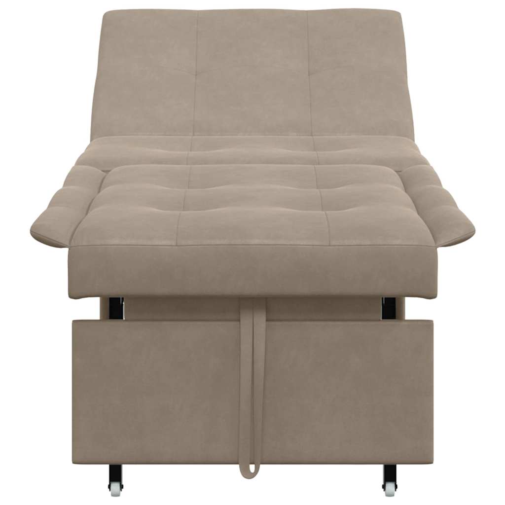 Sofá-Cama Cinzento-acastanhado 67 x 194 x 82 cm Contraplacado