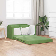 Sofá-Cama com almofada Verde claro 122 x 70 x 60 cm Veludo