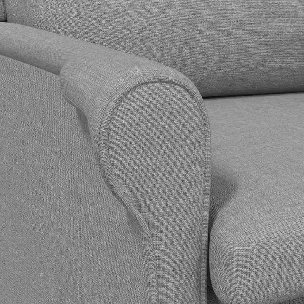 poltrona Cinzento-claro 76 x 94 x 102 cm tecido