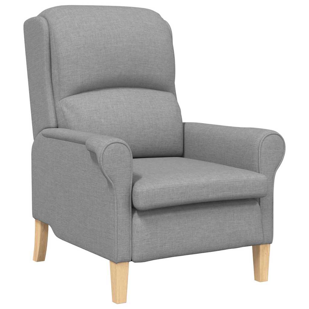 poltrona Cinzento-claro 76 x 94 x 102 cm tecido