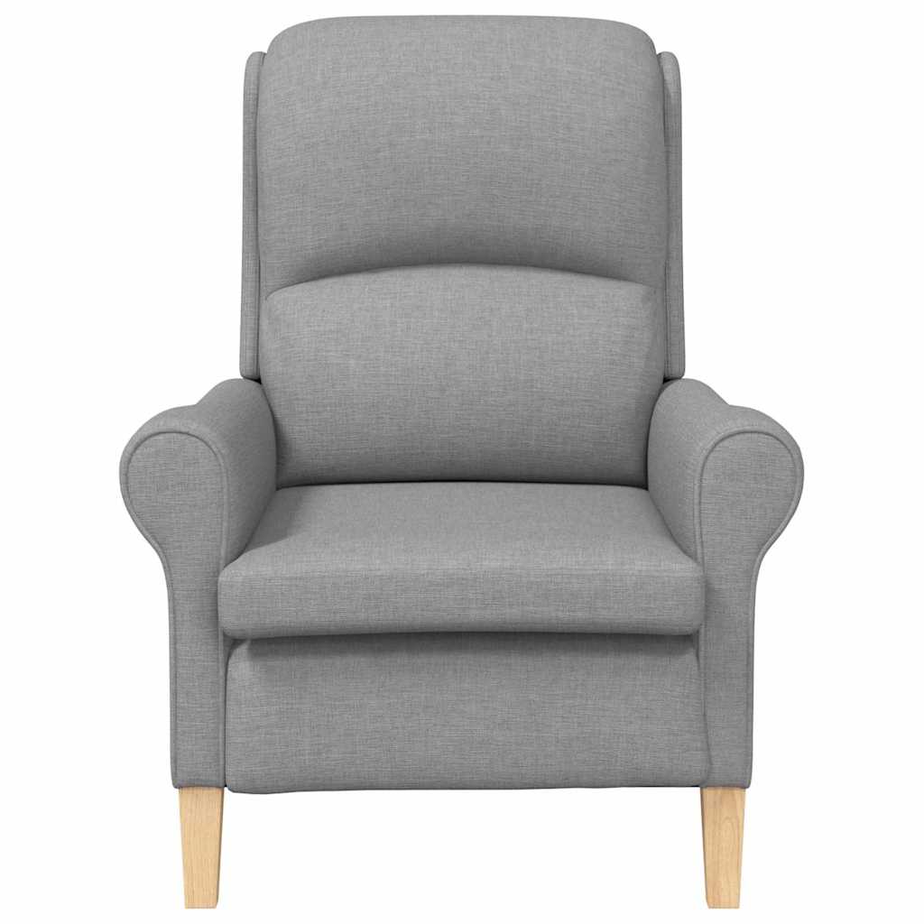 poltrona Cinzento-claro 76 x 94 x 102 cm tecido