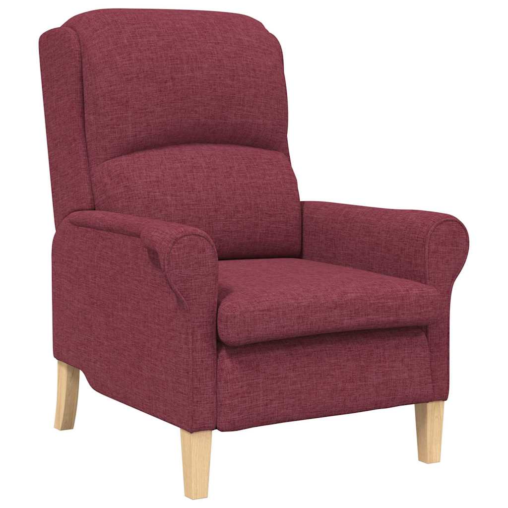 poltrona vermelho tinto 76 x 94 x 102 cm tecido