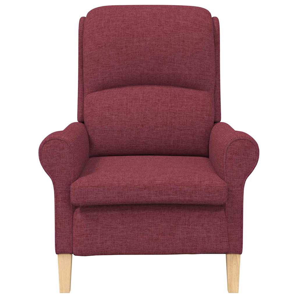 poltrona vermelho tinto 76 x 94 x 102 cm tecido