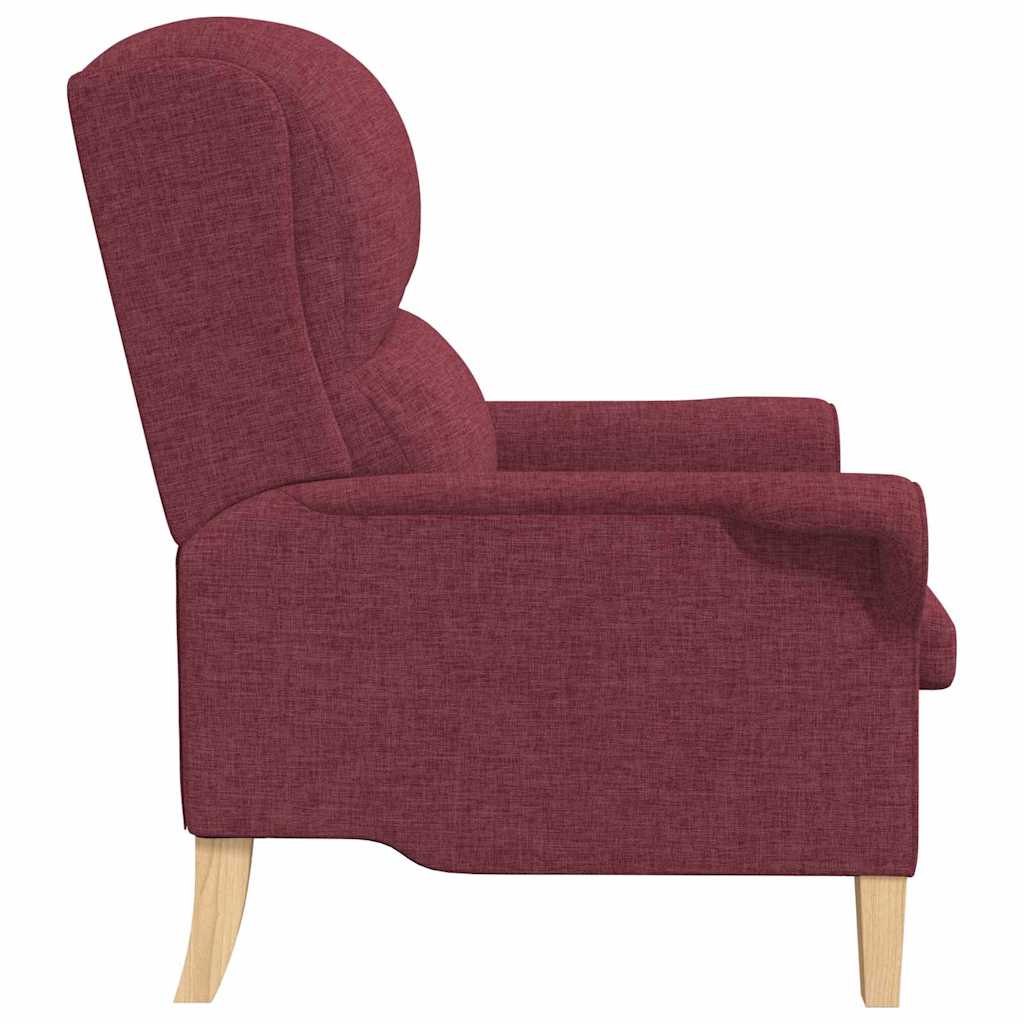 poltrona vermelho tinto 76 x 94 x 102 cm tecido