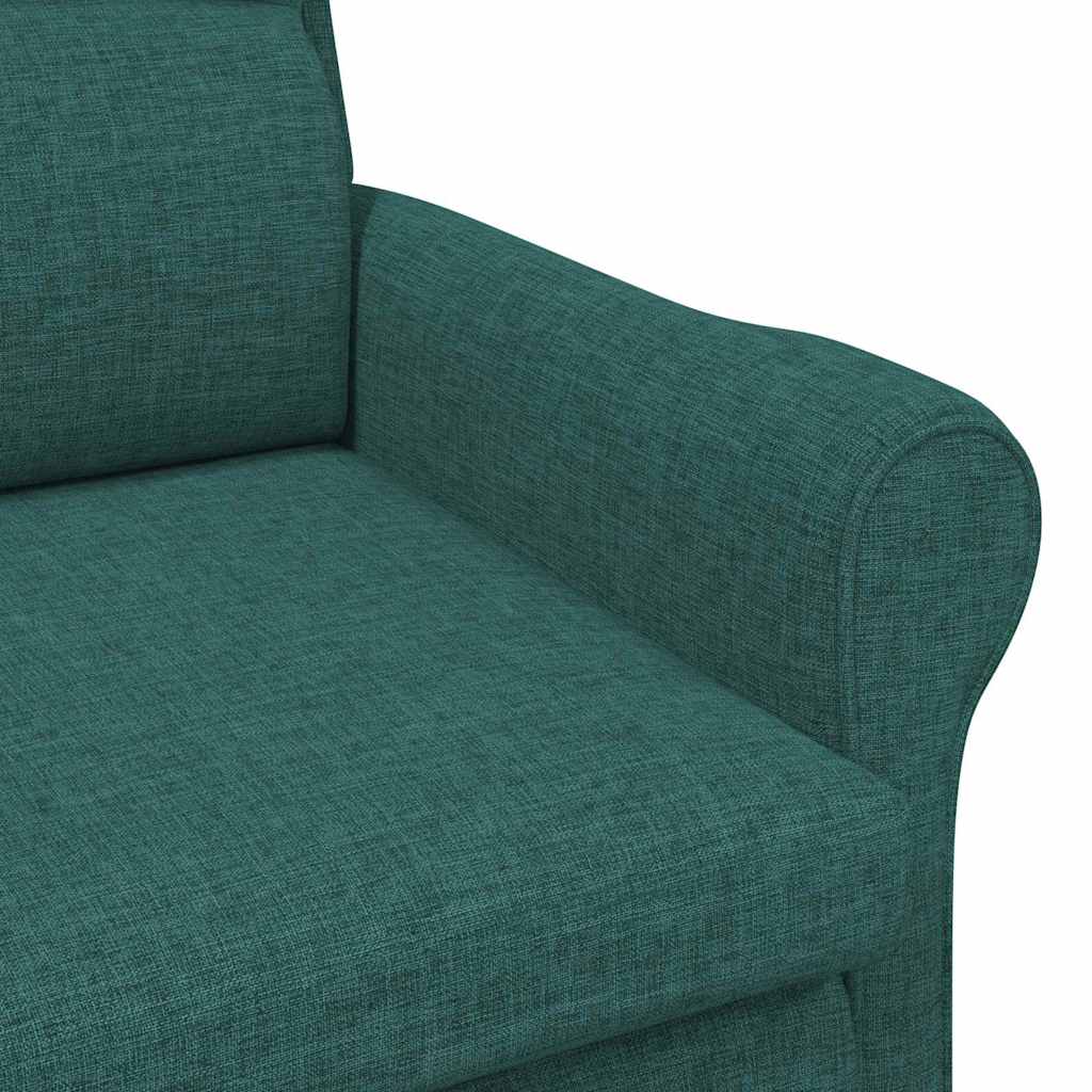 poltrona Verde-escuro 76 x 94 x 102 cm tecido