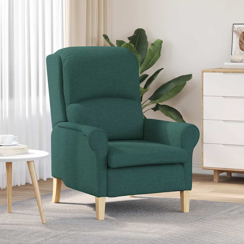 poltrona Verde-escuro 76 x 94 x 102 cm tecido