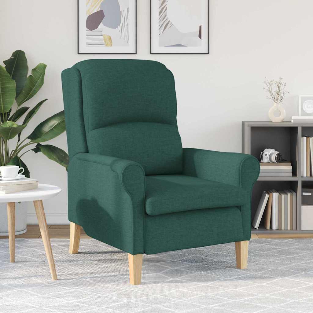 poltrona Verde-escuro 76 x 94 x 102 cm tecido