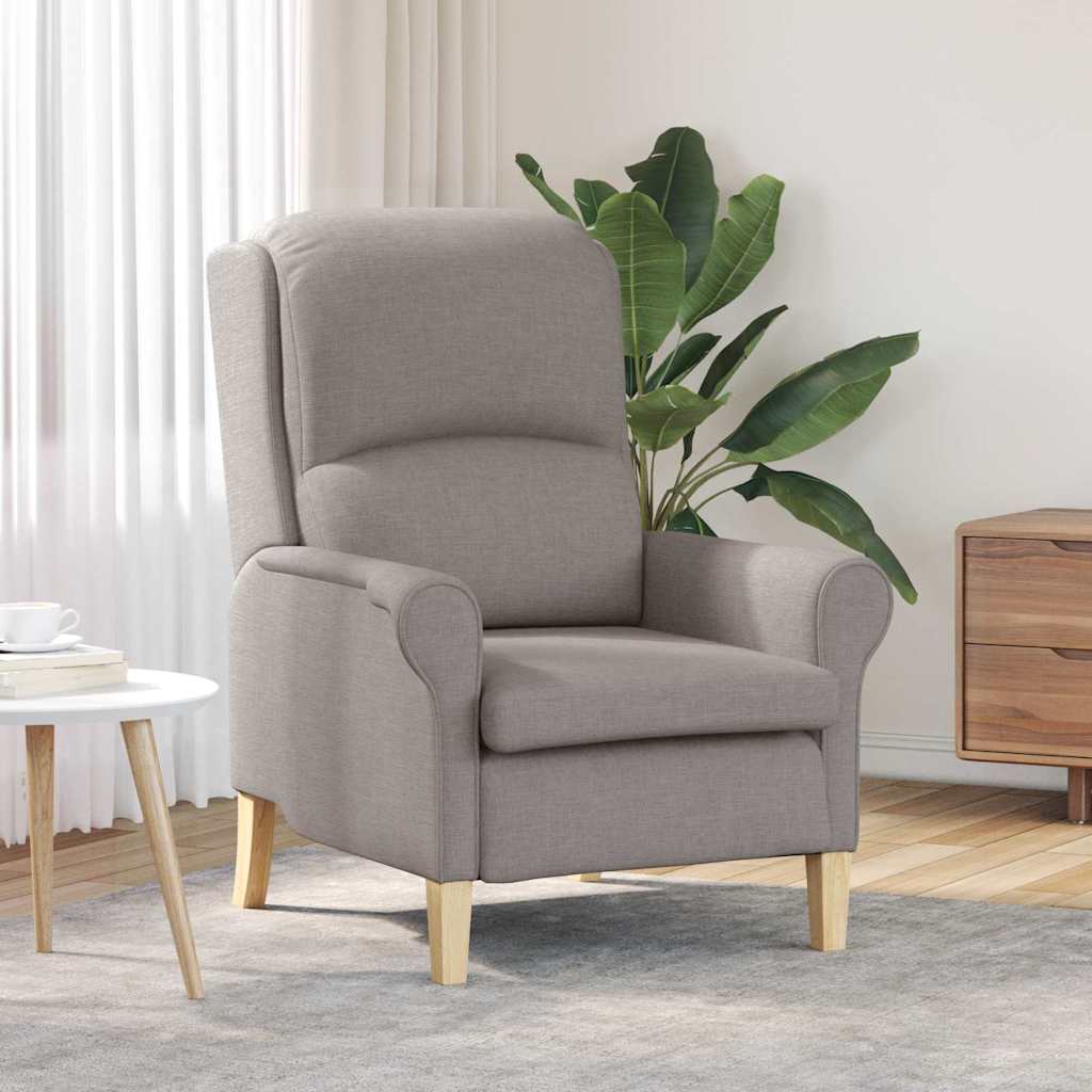 poltrona Cinzento-acastanhado 76 x 94 x 102 cm tecido