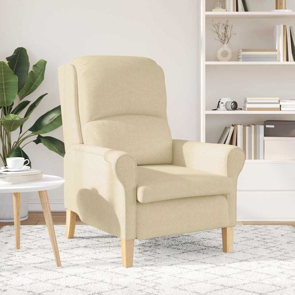 poltrona Creme 76 x 94 x 102 cm tecido