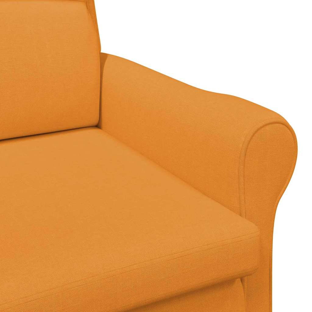 poltrona Amarelo-escuro 76 x 94 x 102 cm tecido