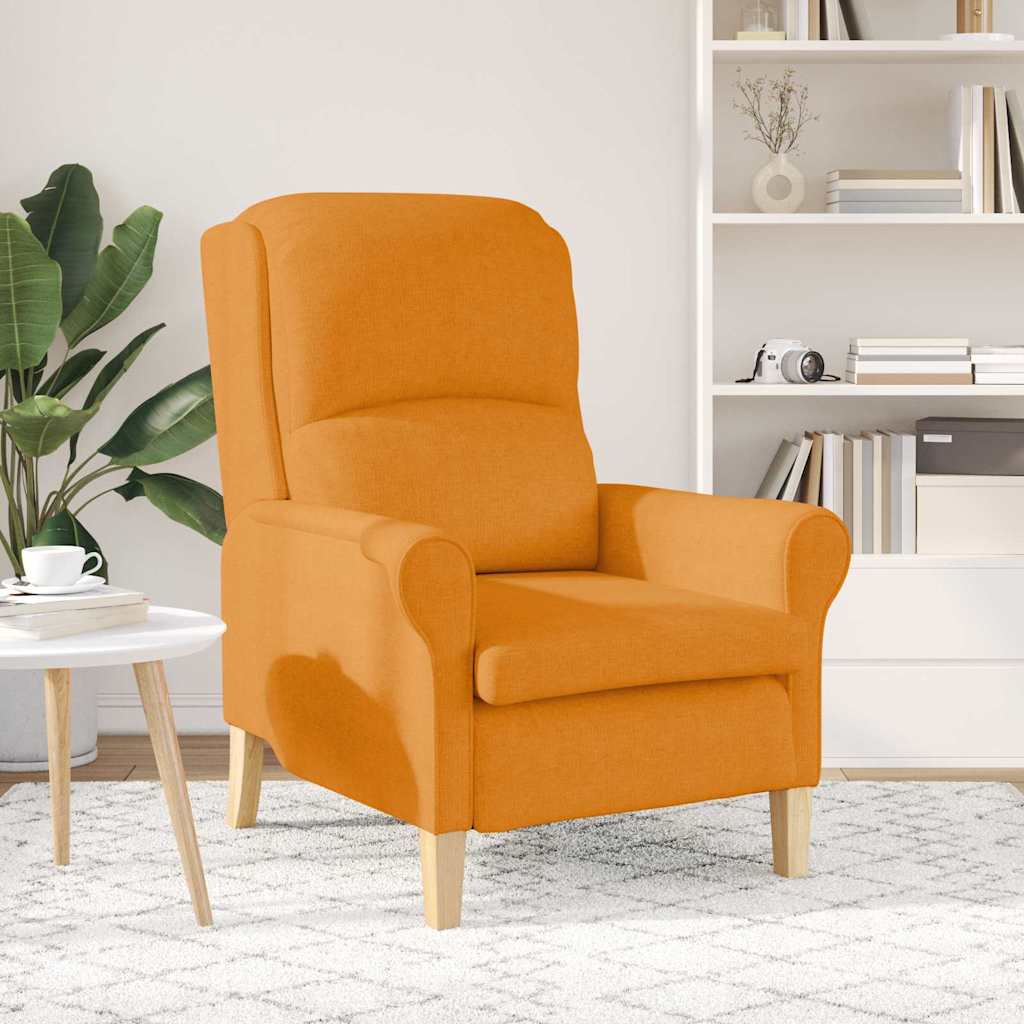 poltrona Amarelo-escuro 76 x 94 x 102 cm tecido