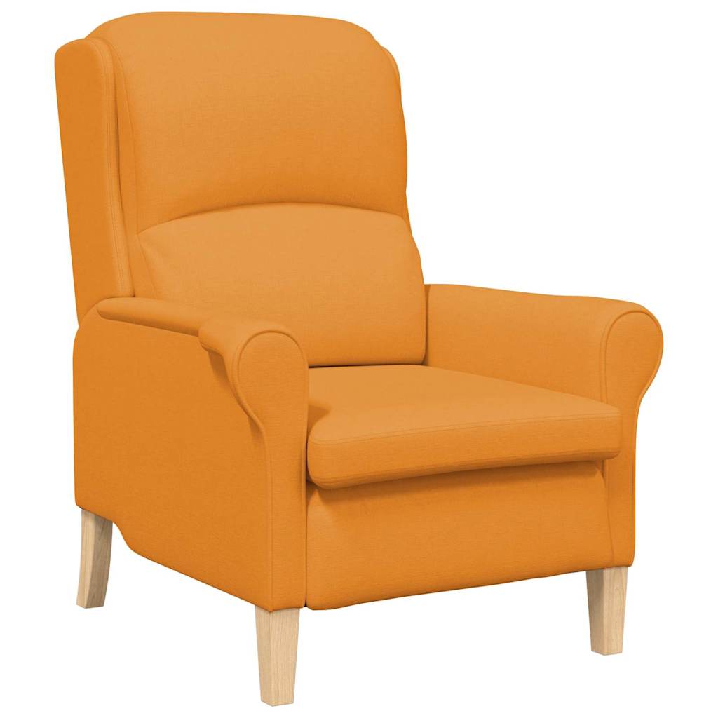 poltrona Amarelo-escuro 76 x 94 x 102 cm tecido