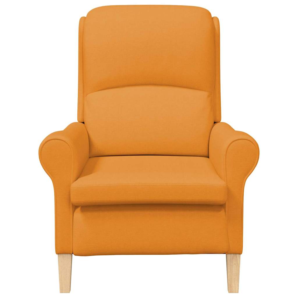 poltrona Amarelo-escuro 76 x 94 x 102 cm tecido