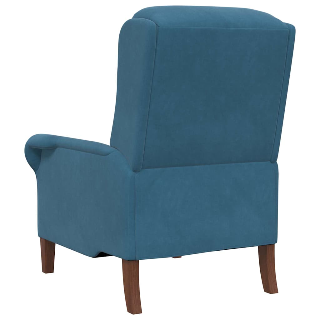 poltrona Azul 76 x 94 x 102 cm Veludo