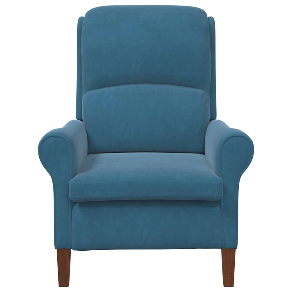 poltrona Azul 76 x 94 x 102 cm Veludo