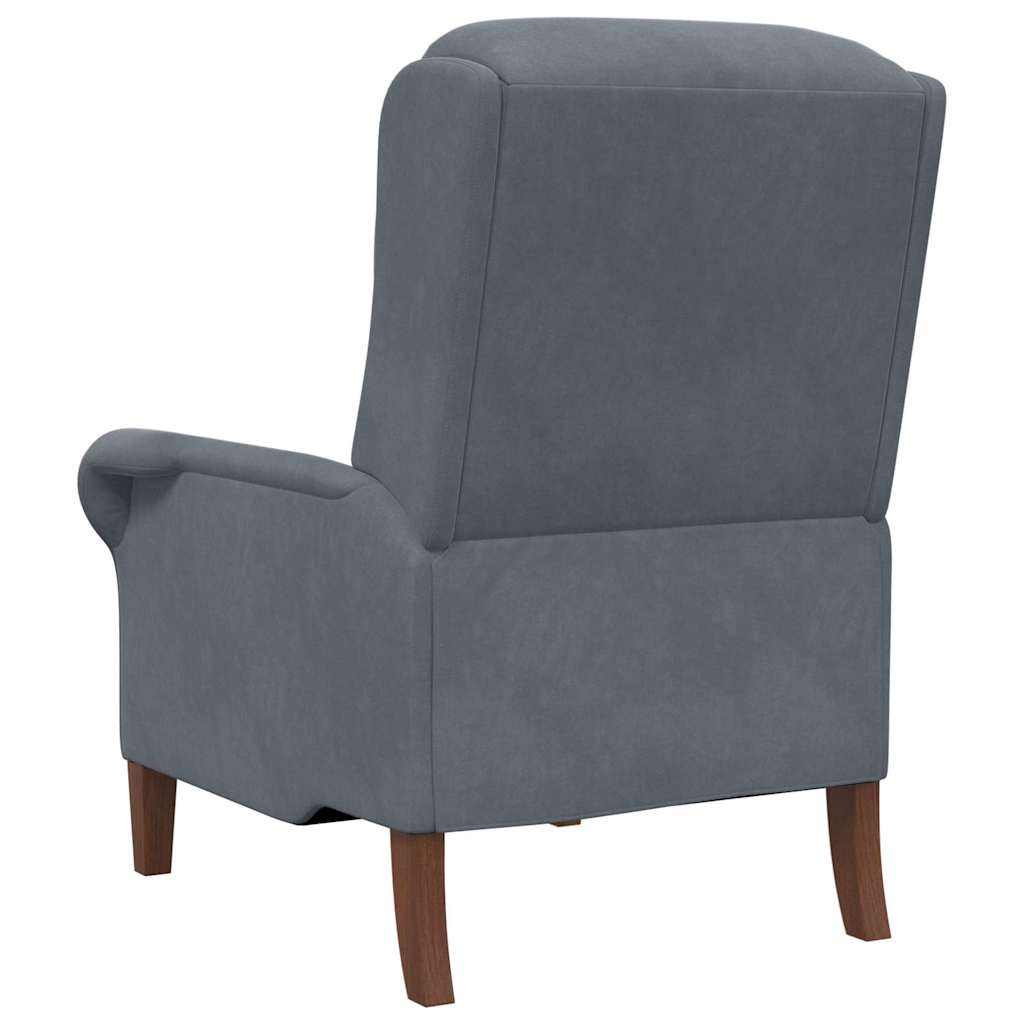 poltrona Cinzento escuro 76 x 94 x 102 cm Veludo
