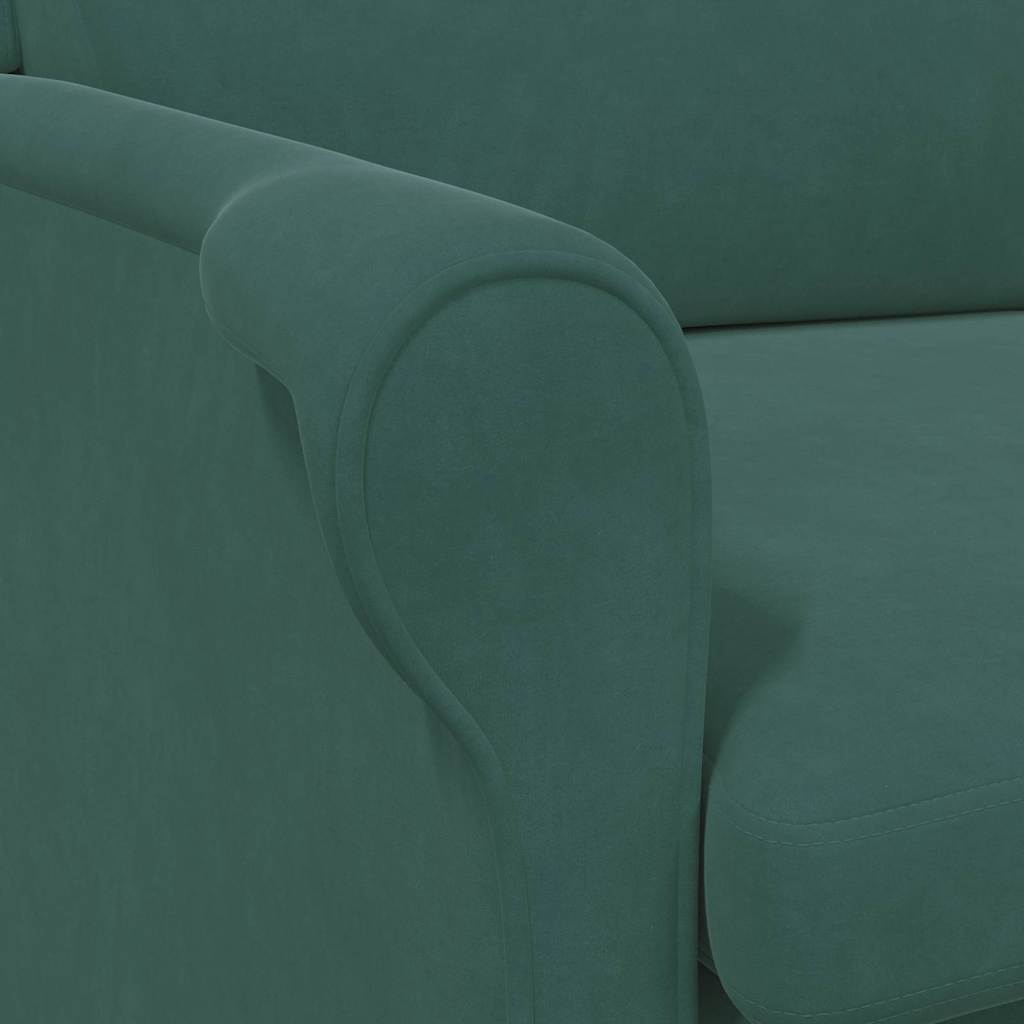 poltrona Verde-escuro 76 x 94 x 102 cm Veludo