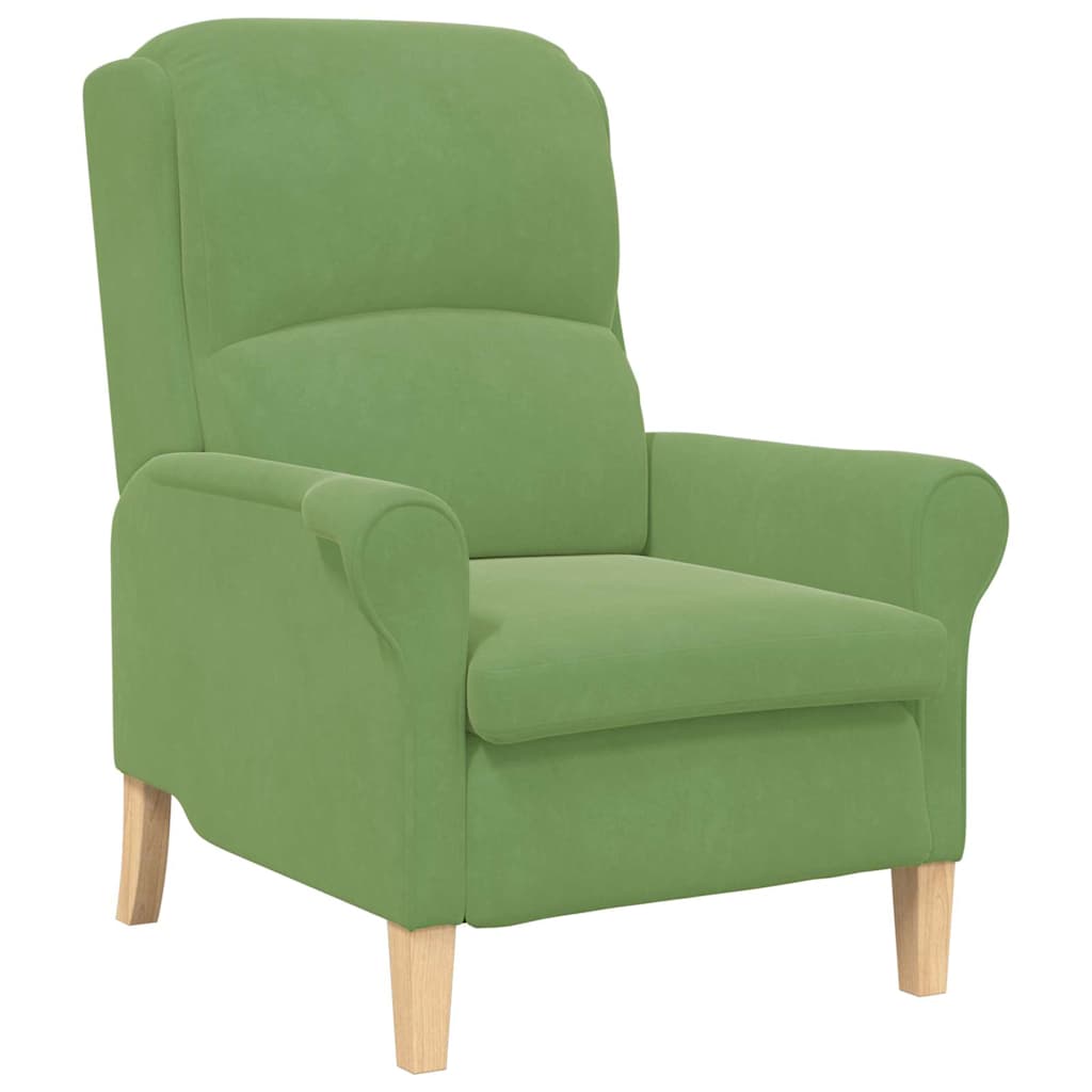 poltrona Verde claro 76 x 94 x 102 cm Veludo
