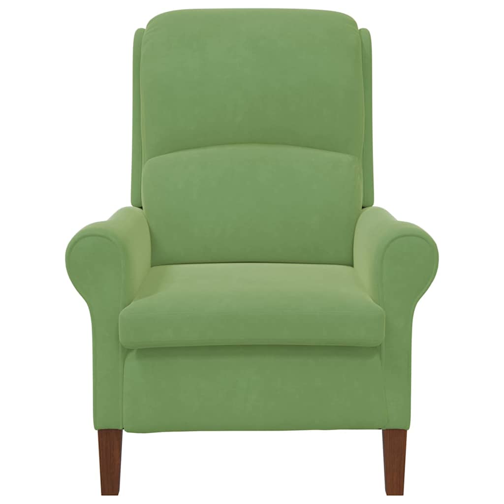 poltrona Verde claro 76 x 94 x 102 cm Veludo