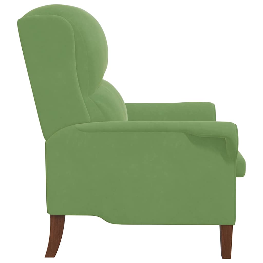 poltrona Verde claro 76 x 94 x 102 cm Veludo