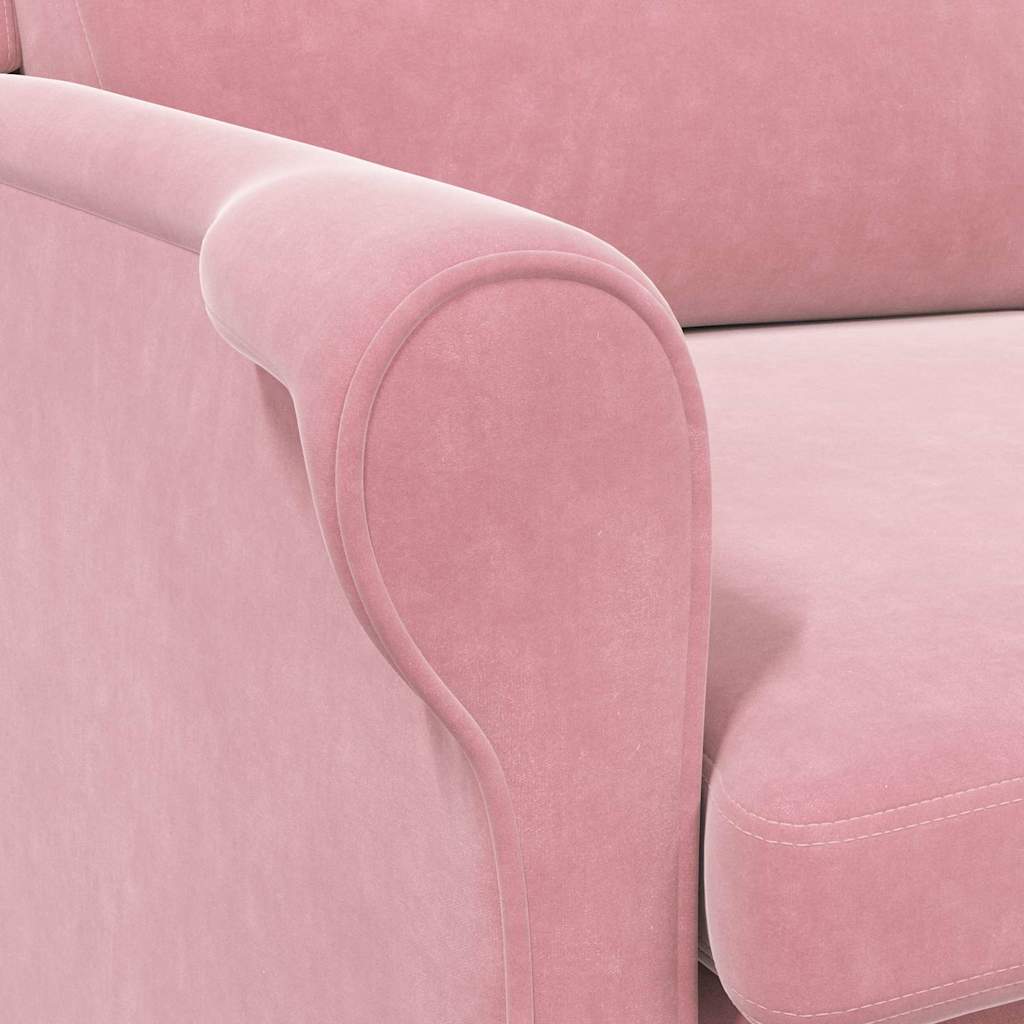 poltrona Rosa 76 x 94 x 102 cm Veludo