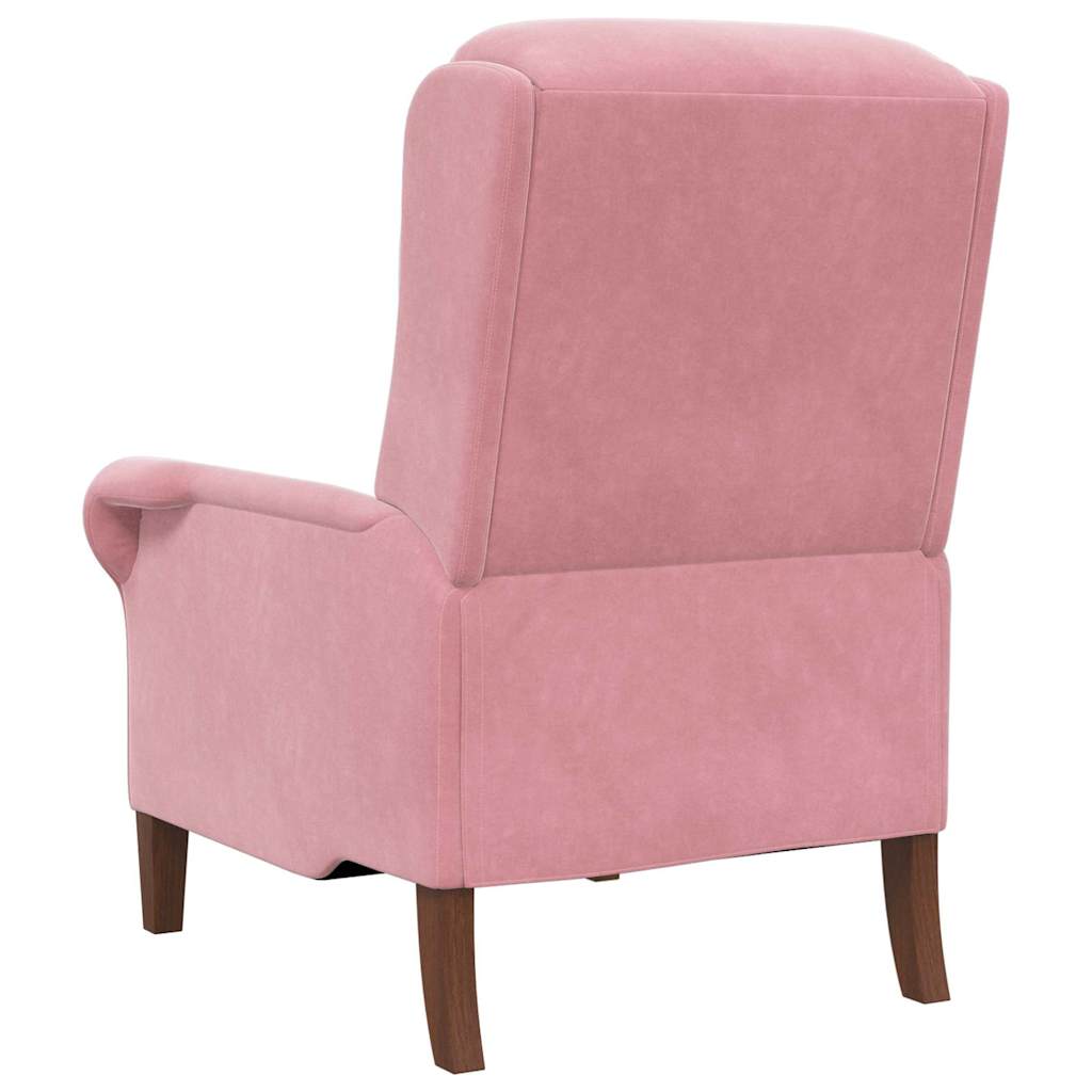 poltrona Rosa 76 x 94 x 102 cm Veludo