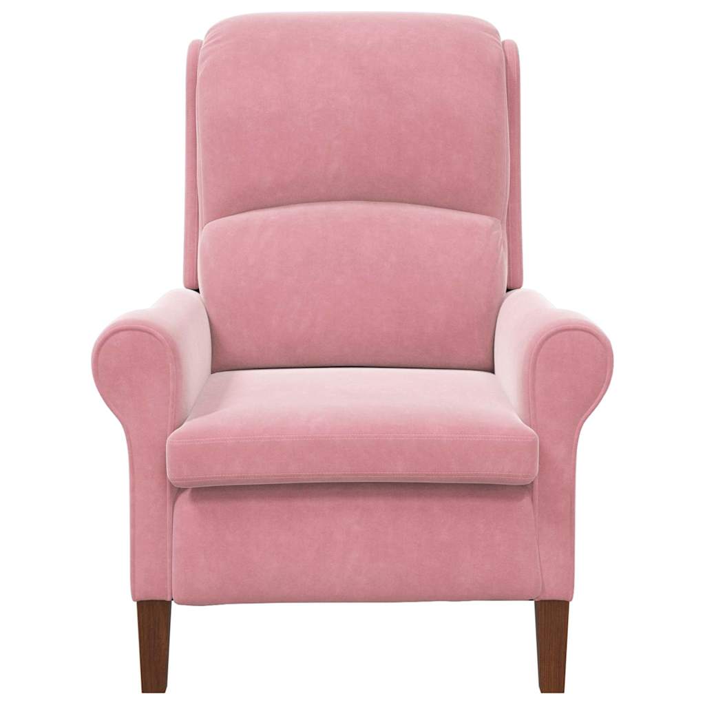 poltrona Rosa 76 x 94 x 102 cm Veludo
