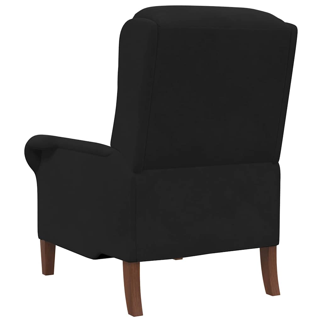 poltrona Preto 76 x 94 x 102 cm Veludo