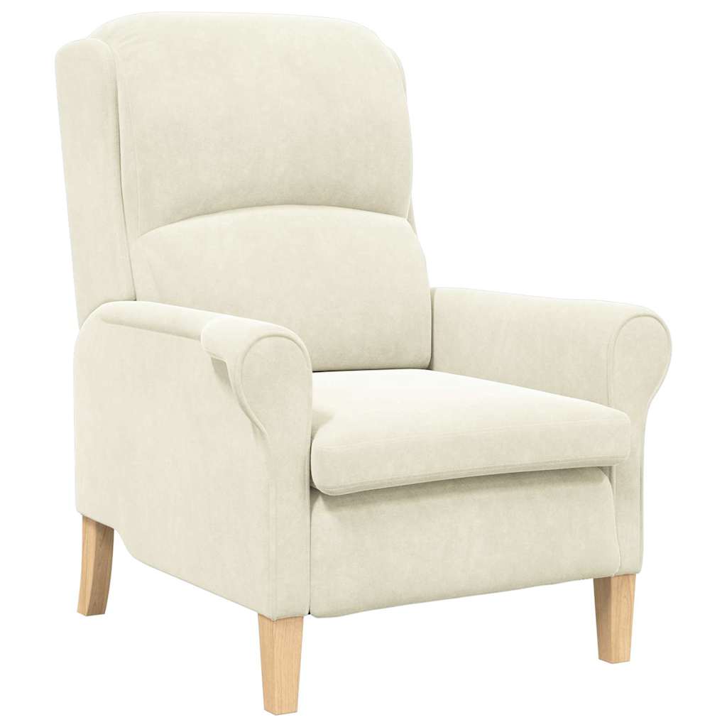 poltrona Creme 76 x 94 x 102 cm Veludo