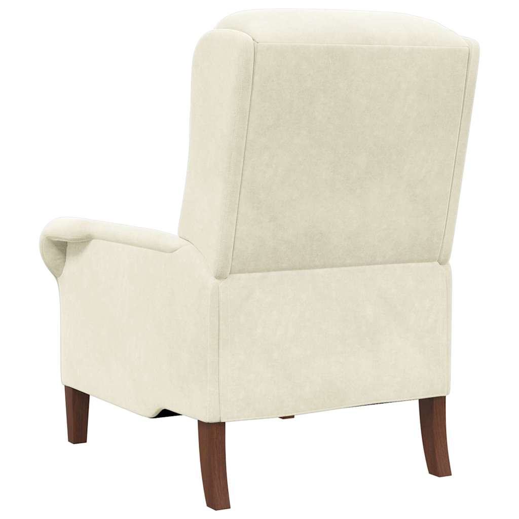 poltrona Creme 76 x 94 x 102 cm Veludo