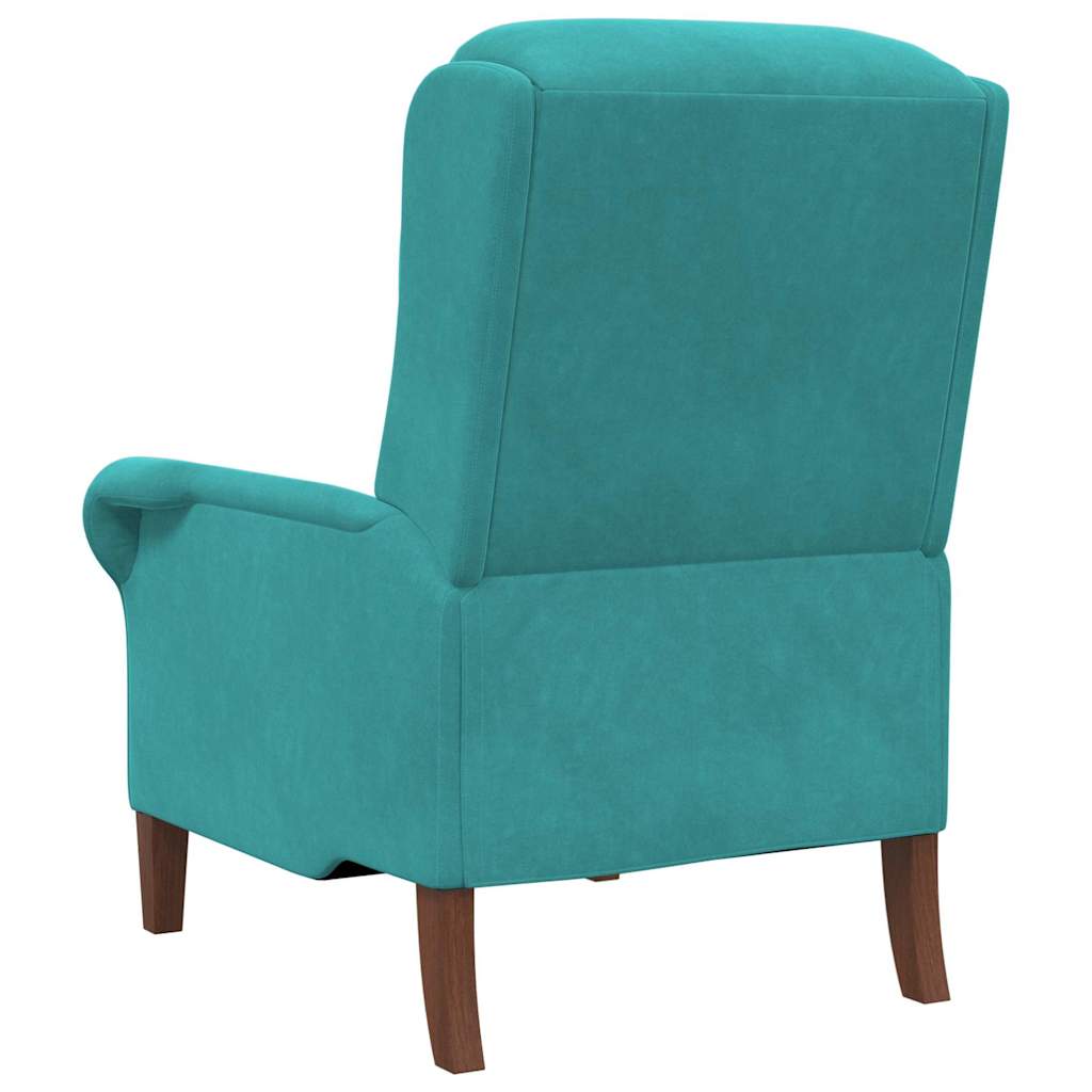poltrona Turquesa 76 x 94 x 102 cm Veludo