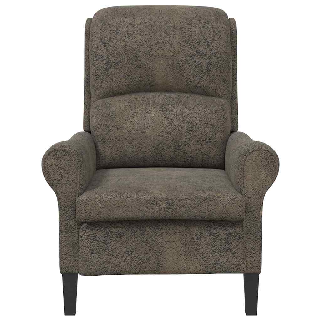 poltrona Cinzento escuro 76 x 94 x 102 cm Couro sintético