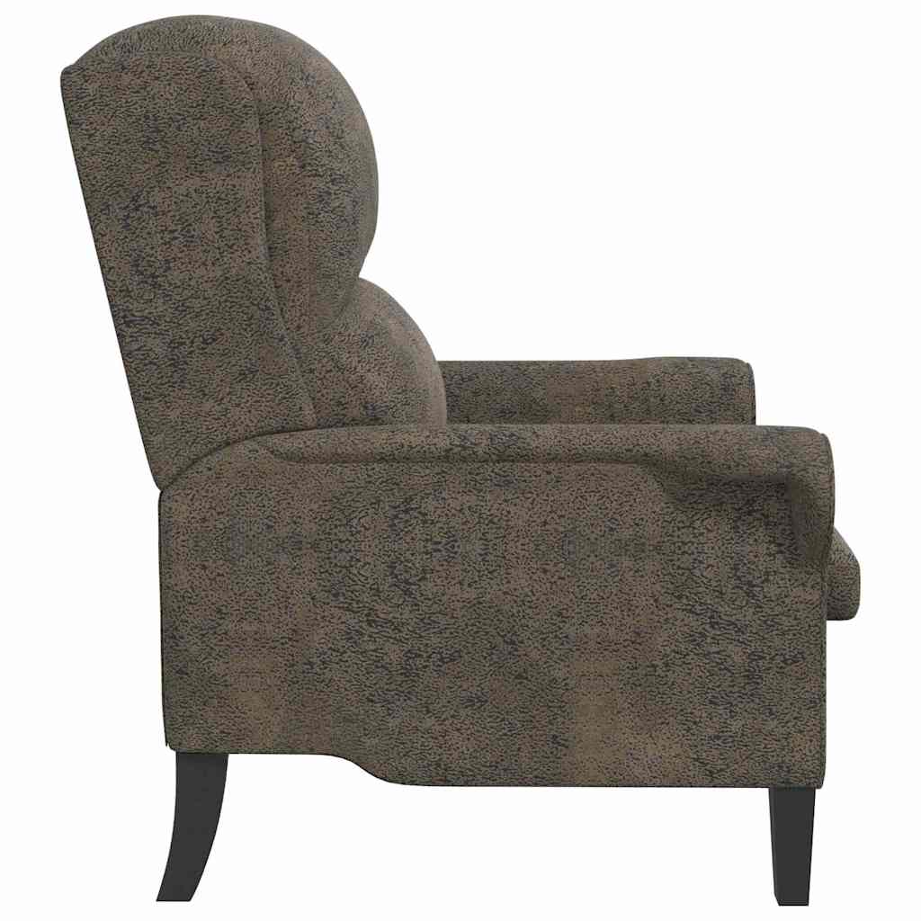 poltrona Cinzento escuro 76 x 94 x 102 cm Couro sintético