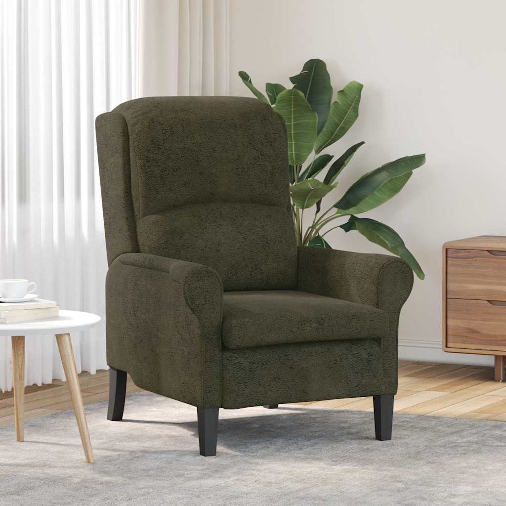 poltrona Verde exército 76 x 94 x 102 cm Couro sintético