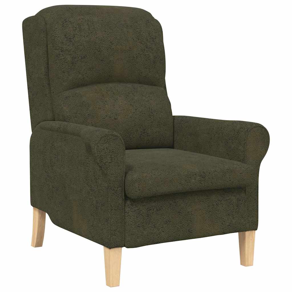 poltrona Verde exército 76 x 94 x 102 cm Couro sintético