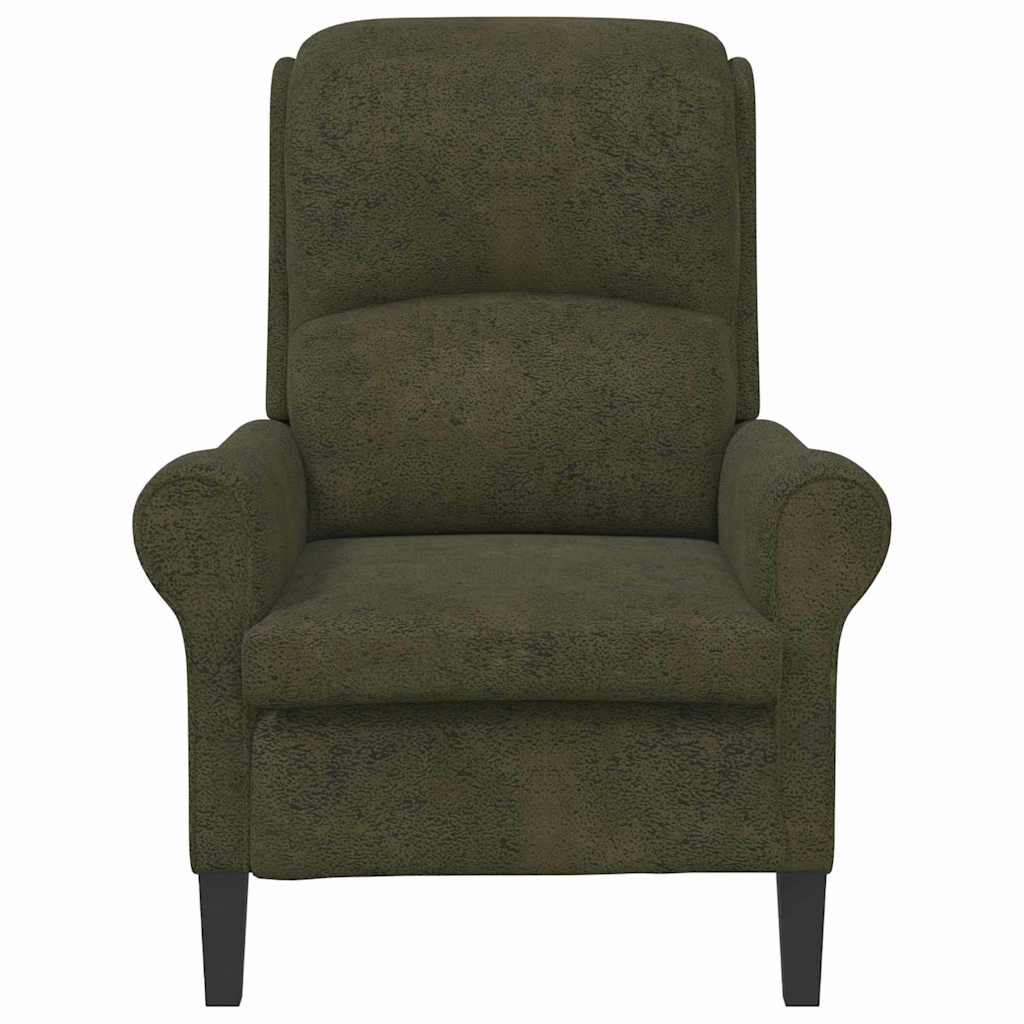 poltrona Verde exército 76 x 94 x 102 cm Couro sintético