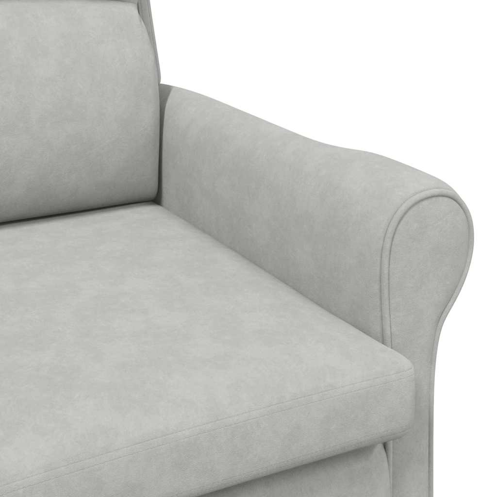 poltrona Cinzento-claro 76 x 94 x 102 cm Microfibra
