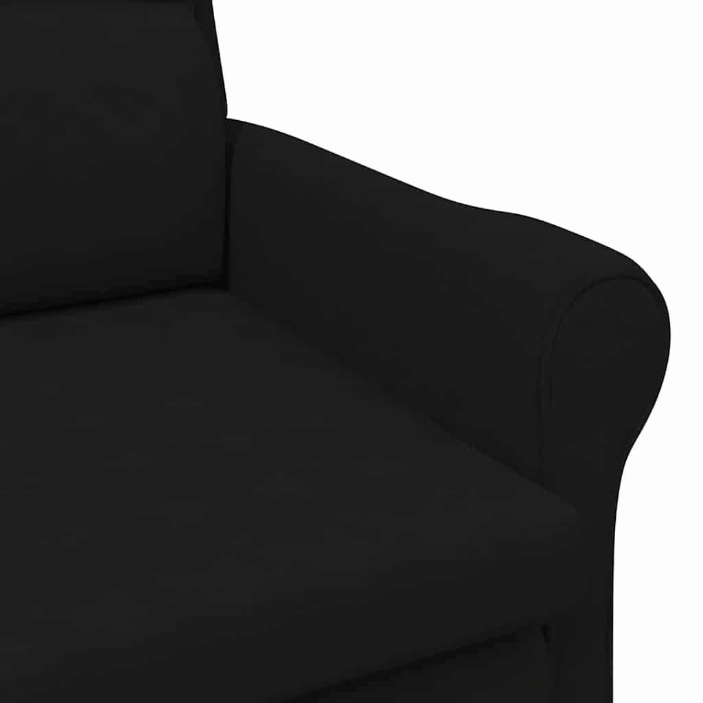 poltrona Preto 76 x 94 x 102 cm Microfibra
