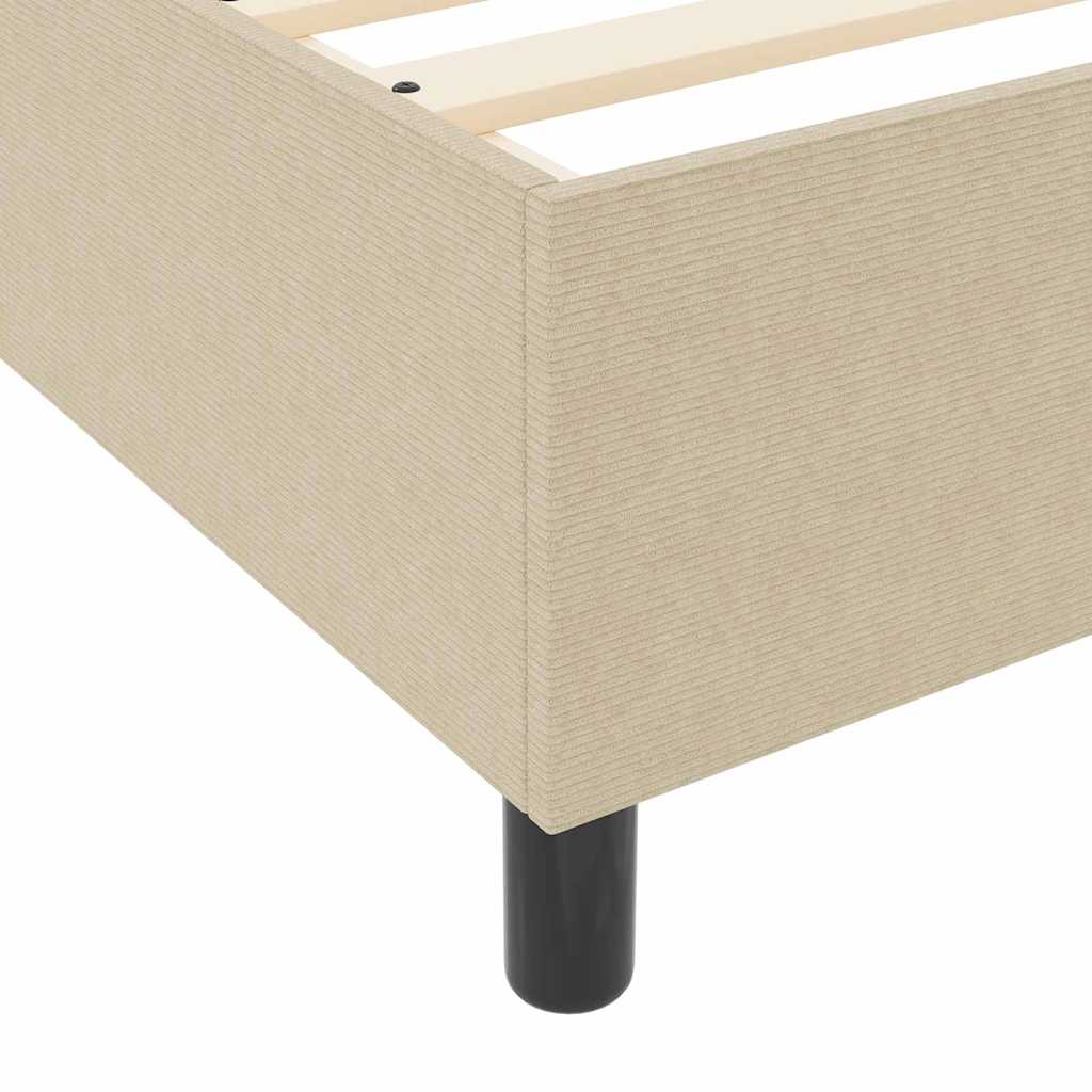 Cama Box Cinza Claro e Branco 203 x 180 x 60 cm