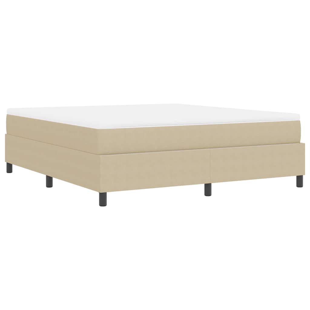 Cama Box Cinza Claro e Branco 203 x 180 x 60 cm