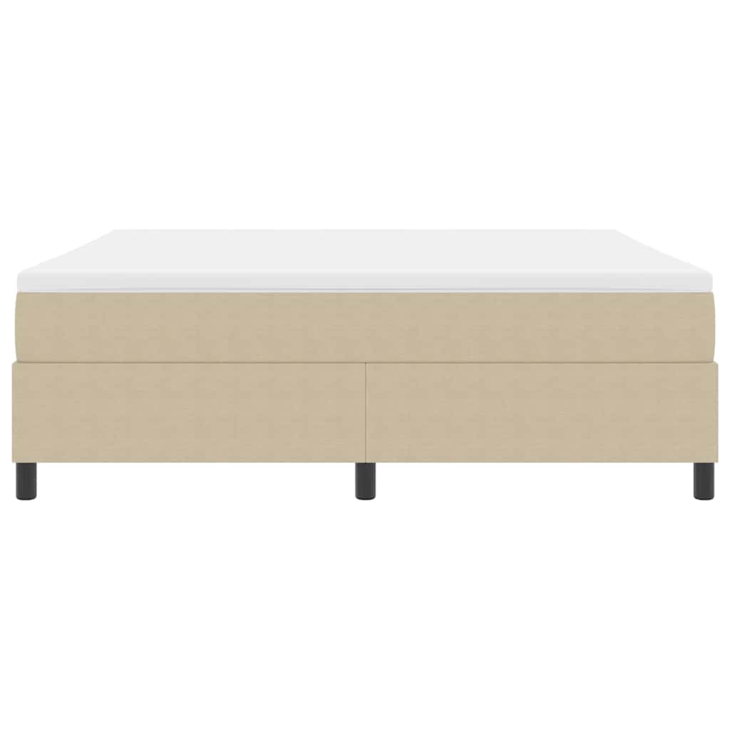 Cama Box Cinza Claro e Branco 203 x 180 x 60 cm
