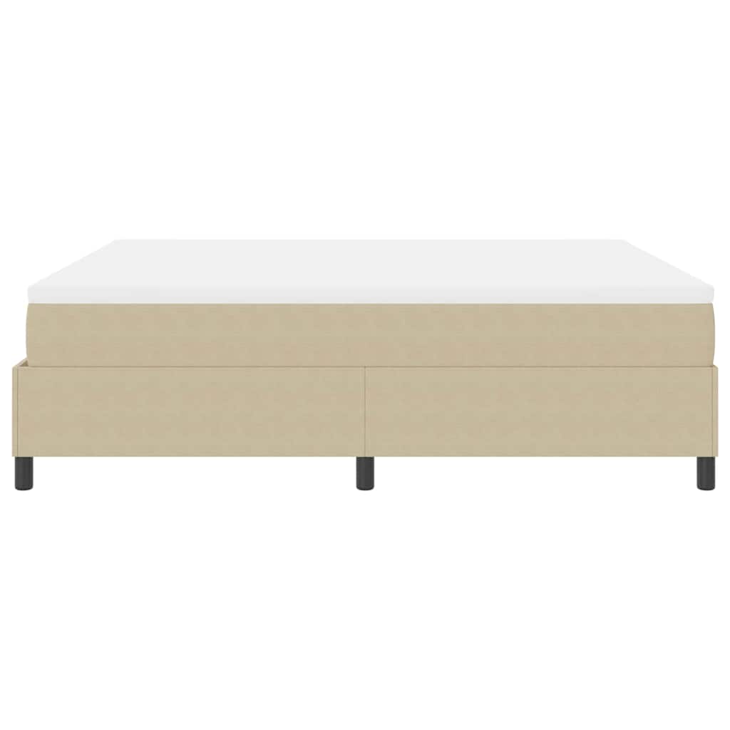 Cama Box Cinza Claro e Branco 203 x 180 x 60 cm