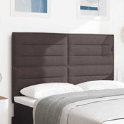 Cabeceira Outros com cabeceira Castanho escuro 140 cm tecido