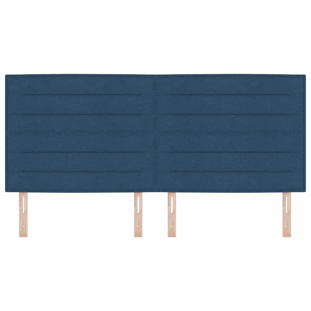 Cabeceira Outros com cabeceira Azul 200 cm tecido