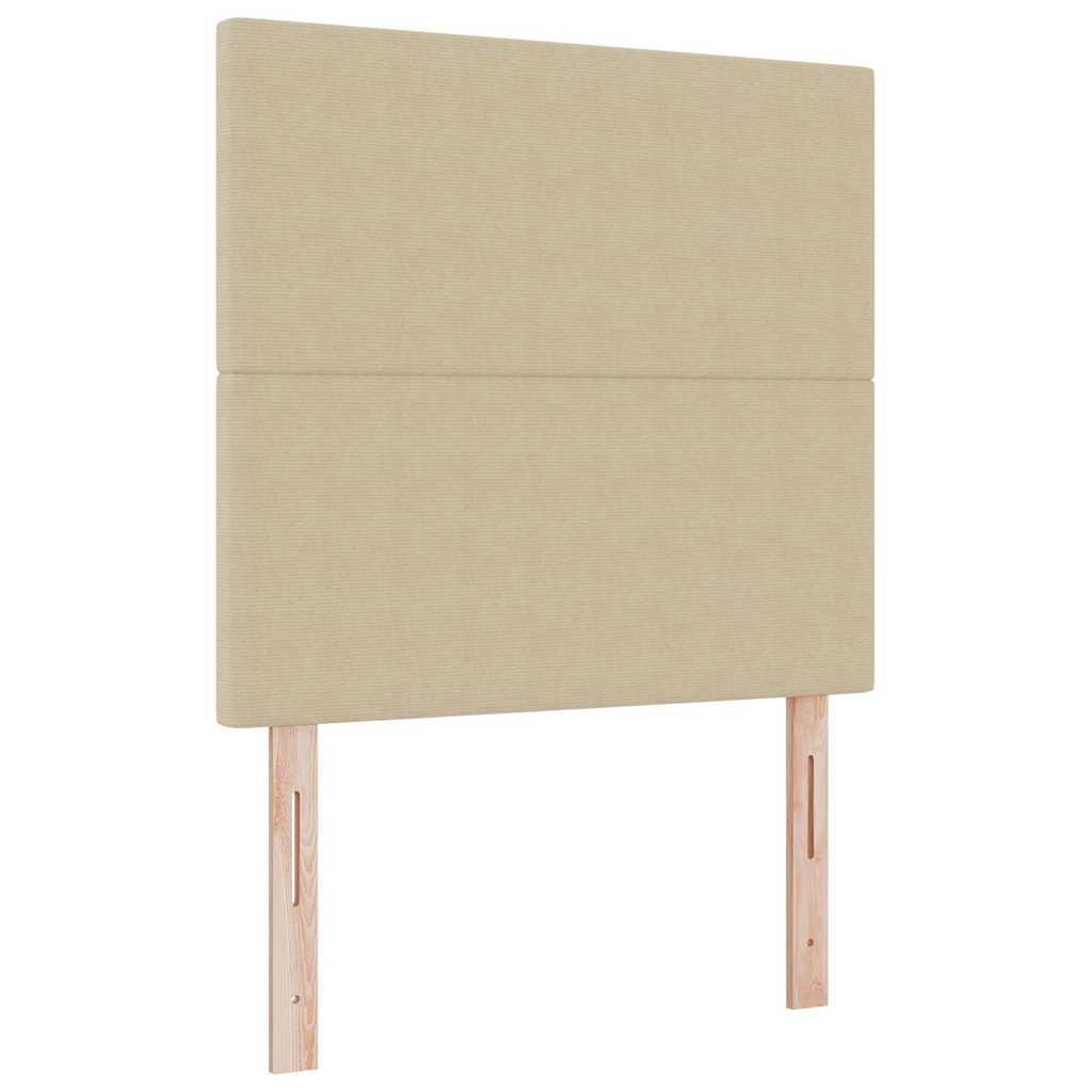 Cabeceira Manual Verde cinza claro 80 cm Tecido em ribana