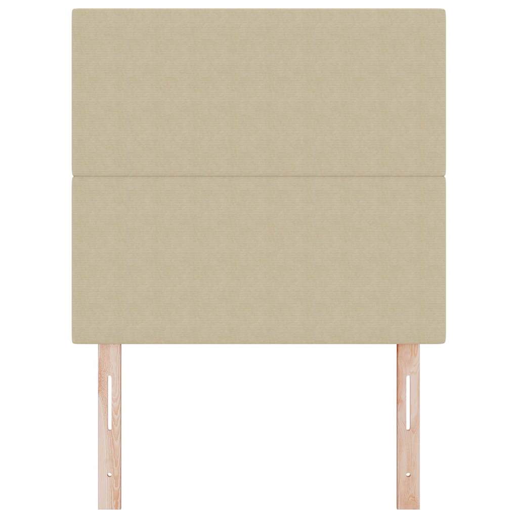 Cabeceira Manual Verde cinza claro 80 cm Tecido em ribana