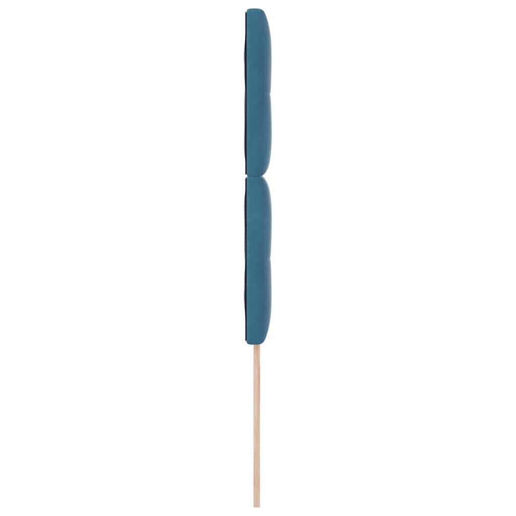 Cabeceira Montado na parede Manual Azul escuro 80 cm Veludo