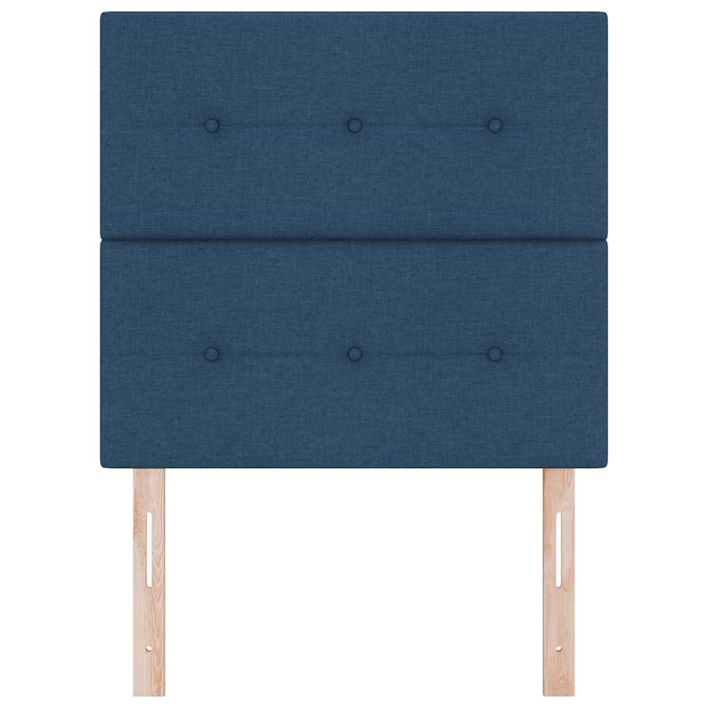 Cabeceira com cabeceira Manual Azul 90 cm tecido