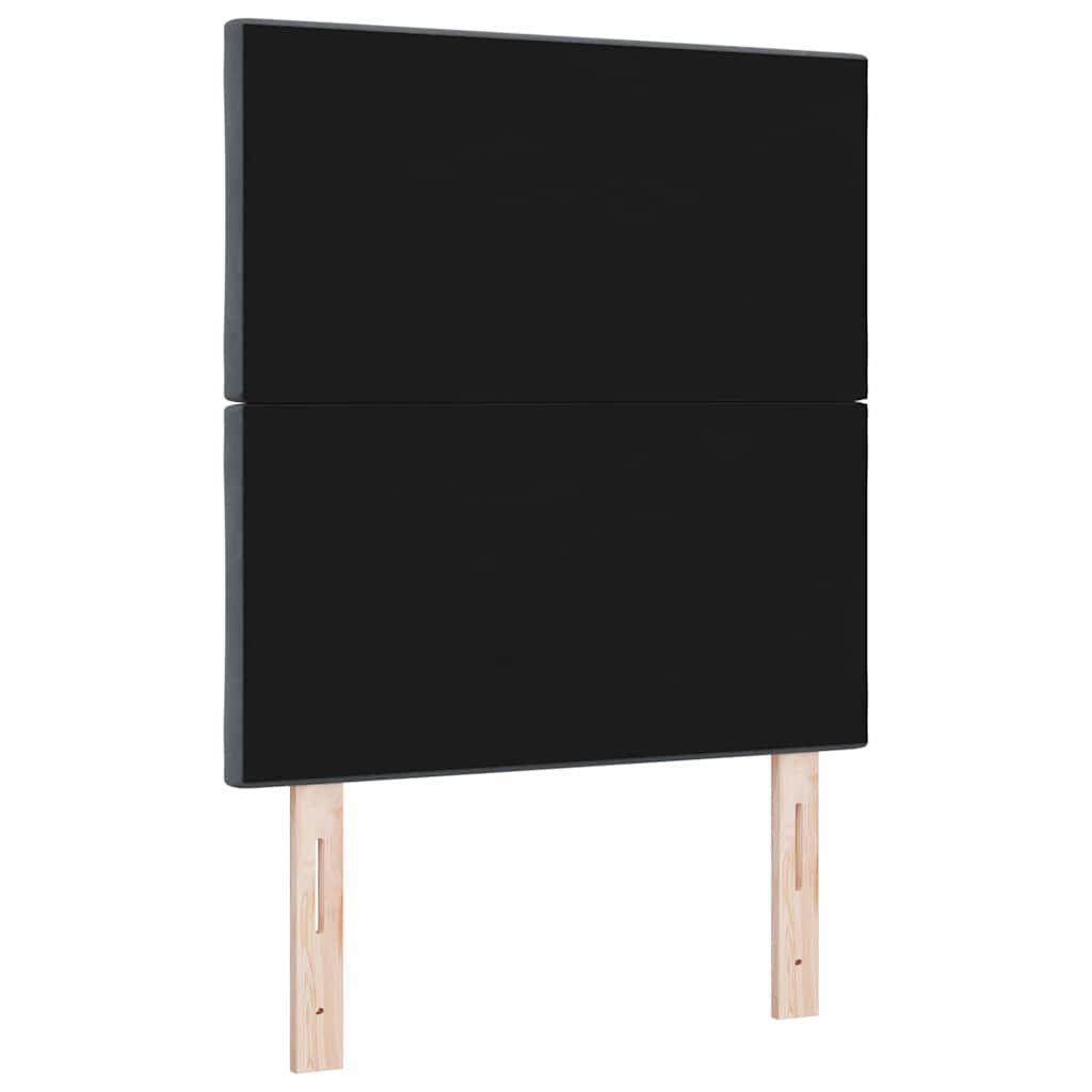 Cabeceira Montado na parede Manual Cinzento escuro 80 cm Veludo