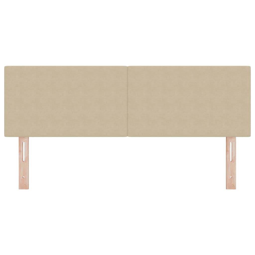 Cabeceira LED com luzes de tira LED Cinza verde 144 cm tecido